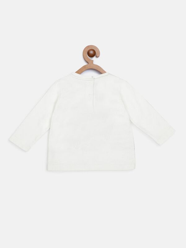 Knitted T-Shirt With Print image number 1